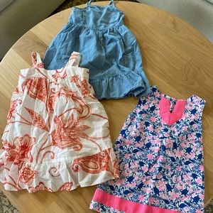 Set of 3 dresses, size 4T